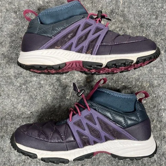 The North Face Thermoball HC Sneaker Shoes Women's 6.5 Dark Purple Navy Magenta - Picture 4 of 14